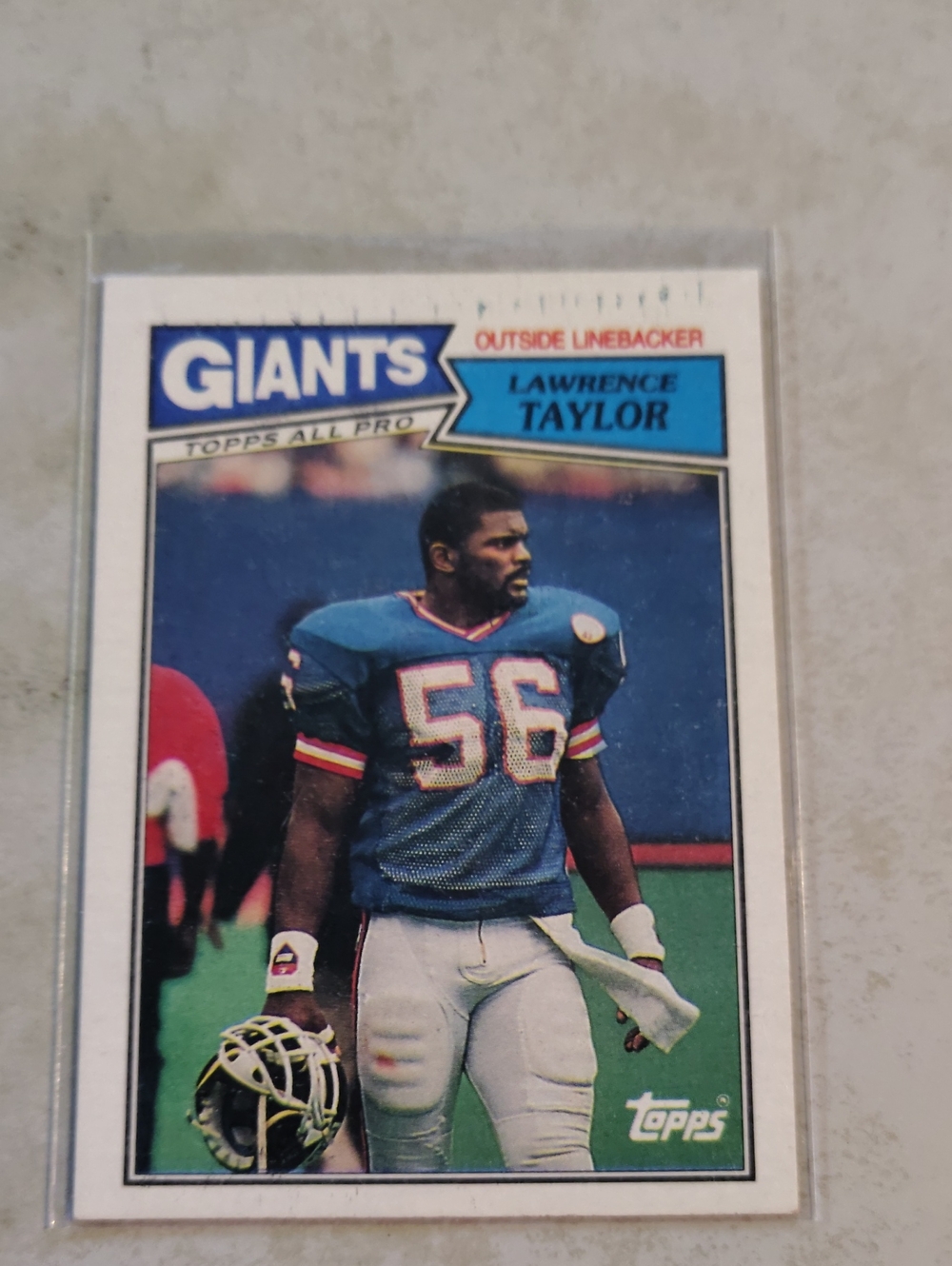Lawrence Taylor 1987 Topps #26 New York Giants Football Card